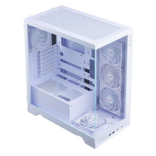 Adata Invader X BTF Gaming Midi Tower Κουτί Υπολογιστή με Πλαϊνό Παράθυρο Λευκό