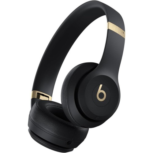 Beats Solo 4 Ασύρματα / Ενσύρματα On Ear Ακουστικά και Quick Charge Black/Gold