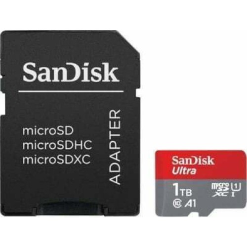 Sandisk Ultra microSDXC 1.5TB Class 10 U1 A1 UHS-I με αντάπτορα