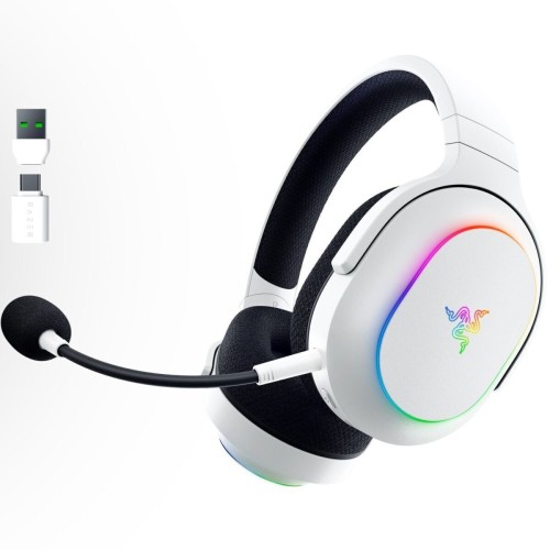 Razer Barracuda X Chroma Ασύρματο Over Ear Gaming Headset με σύνδεση Bluetooth / USB Λευκό for Nintendo Switch / Nintendo Switch 2 / PC / PS4 / PS5
