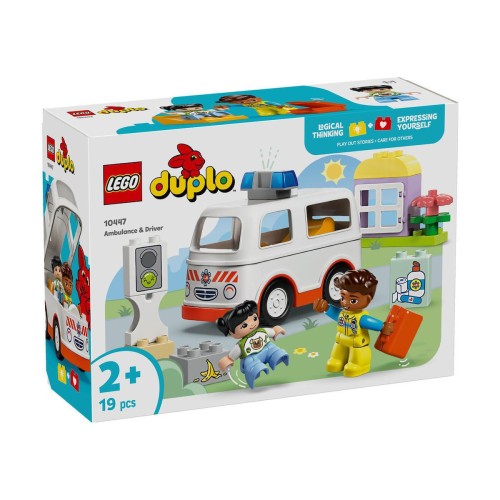 LEGO Duplo Ambulance & Driver για 2+ Ετών 19τμχ 10447
