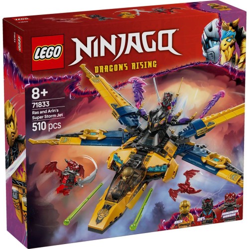 LEGO Ninjago Ras and Arin's Super Storm Jet για 8+ Ετών 510τμχ 71833