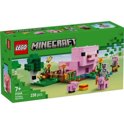 LEGO Minecraft The Baby Pig House για 7+ Ετών 238τμχ 21268