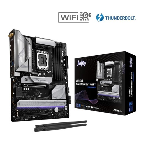 ASRock B860 LiveMixer WIFI Motherboard ATX με Intel 1851 Socket 90-MXBQV0-A0UAYZ