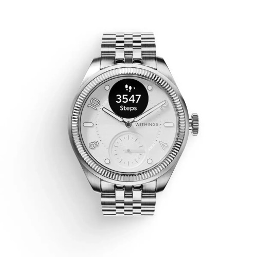 Withings Scanwatch Nova Brilliant Titanium 39mm με Παλμογράφο (Titanium-Grey)