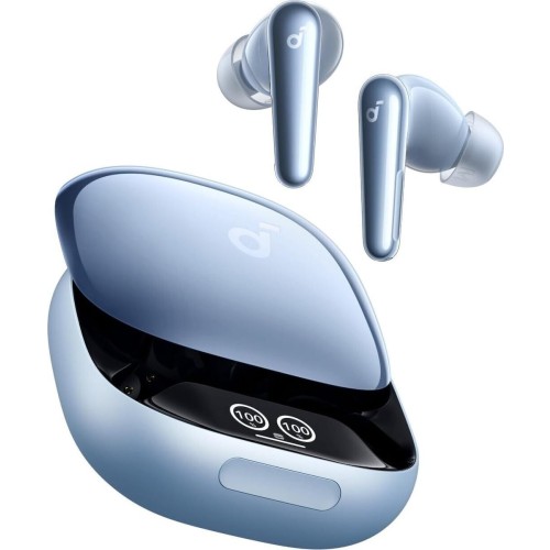Soundcore by Anker Liberty 4 Pro In-ear Bluetooth Handsfree Ακουστικά με Αντοχή στον Ιδρώτα και Θήκη Φόρτισης Μπλε