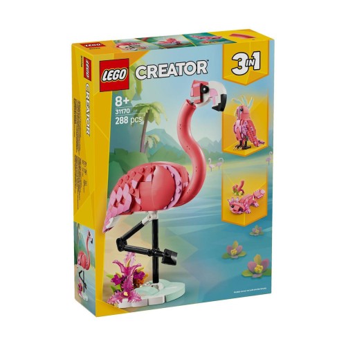 LEGO Creator Wild Animals: Pink Flamingo για 8+ Ετών 288τμχ 31170
