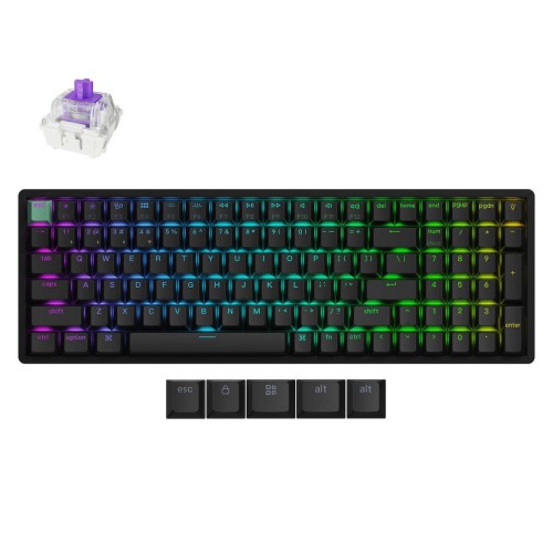 Keychron K4 HE K4H-J1 Ασύρματο Ηall Effect Gaming Πληκτρολόγιο 96% με Magnetic διακόπτες και RGB φωτισμό (Αγγλικό US)