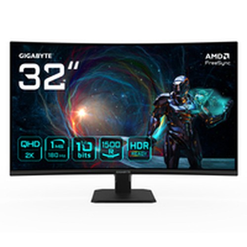 Gigabyte GS32QCA VA HDR Curved Monitor 31.5" QHD 2560x1440 180Hz