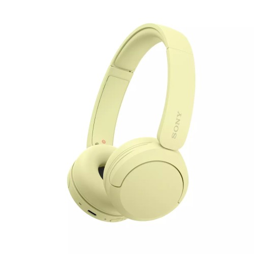 Sony WH-CH520 Ασύρματα Bluetooth On Ear Ακουστικά με 50 ώρες Λειτουργίας και Quick Charge Κίτρινα