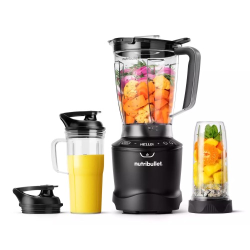 NutriBullet SmartSense 1500 Combo Μπλέντερ με Κανάτα Tritan 1.8 lt 1500W Graphite