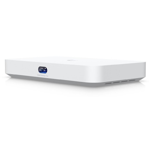 Ubiquiti Ucg-fiber Dual-wan Unifi Cloud Gateway Fiber Quad Core 2.2ghz 3gb 1x10gbe Wan 1xsfp+ Wan 4x2.5gbe 1xsfp+ Lan 1xpoe-out