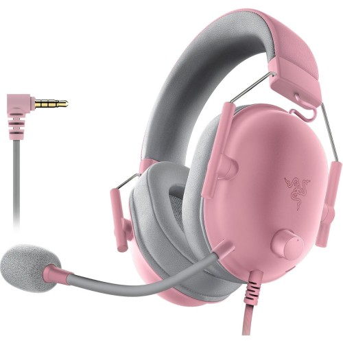 Razer BlackShark V2 X For Playstation Over Ear Gaming Headset με σύνδεση 3.5mm Quartz