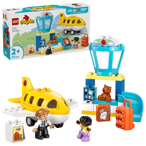 LEGO Duplo First Time at the Airport για 2+ Ετών 23τμχ 10443