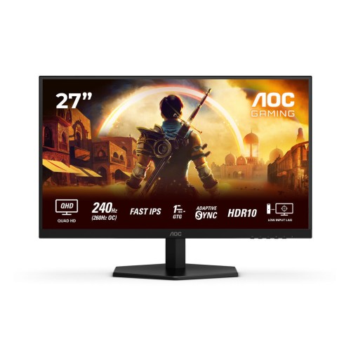AOC Q27G42ZE IPS HDR Monitor 27" QHD 2560x1440 240Hz με Χρόνο Απόκρισης 1ms GTG