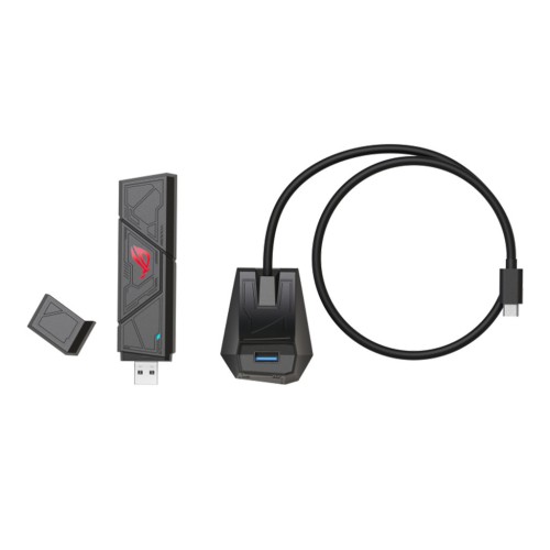 Asus 90IG09I0-MO0B00 Αντάπτορας Δικτύου USB με Ασύρματη Σύνδεση Wi-Fi 6500Mbps