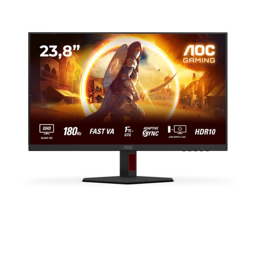AOC Q24G4RE IPS HDR Monitor 23.8" QHD 2560x1440 180Hz με Χρόνο Απόκρισης 1ms GTG
