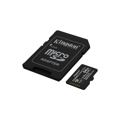 Kingston Canvas Select Plus microSDHC 64GB U1 V10 A1 UHS-I 100MB/s με αντάπτορα