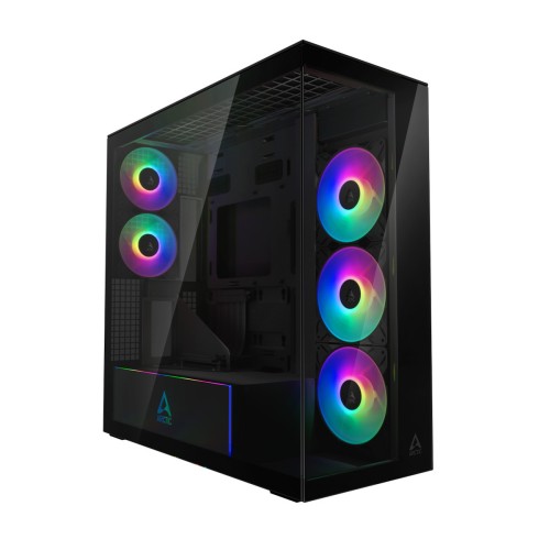 Arctic Xtender VG Mirror Gaming Midi Tower Κουτί Υπολογιστή με Πλαϊνό Παράθυρο Μαύρο