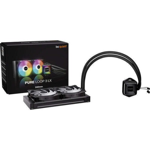 Be Quiet Pure Loop 3 LX 240mm Υδρόψυξη AIO CPU με 2 Ανεμιστήρες 120mm και ARGB Φωτισμό