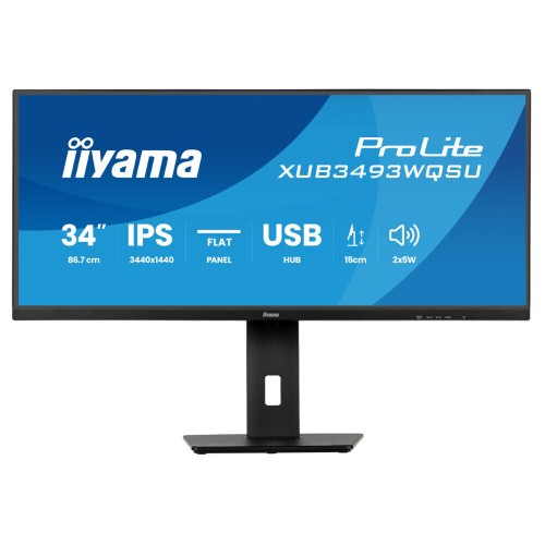 Iiyama XUB3493WQSU-B6 Ultrawide IPS Monitor 34" 3440x1400