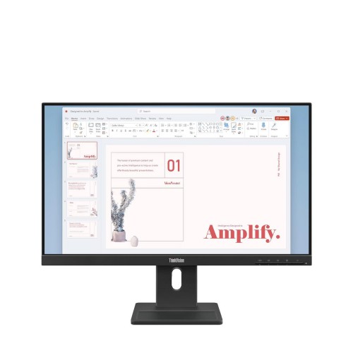 Lenovo ThinkVision E24-40 IPS Monitor 23.8" FHD 1920x1080 με Χρόνο Απόκρισης 4ms GTG
