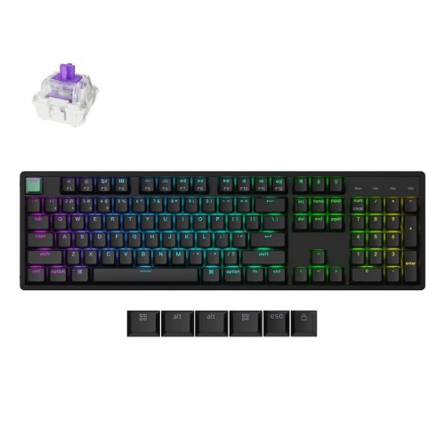 Keychron K10 HE K10H-J1 Ασύρματο Ηall Effect Gaming Πληκτρολόγιο με Magnetic διακόπτες και RGB φωτισμό (Αγγλικό US)