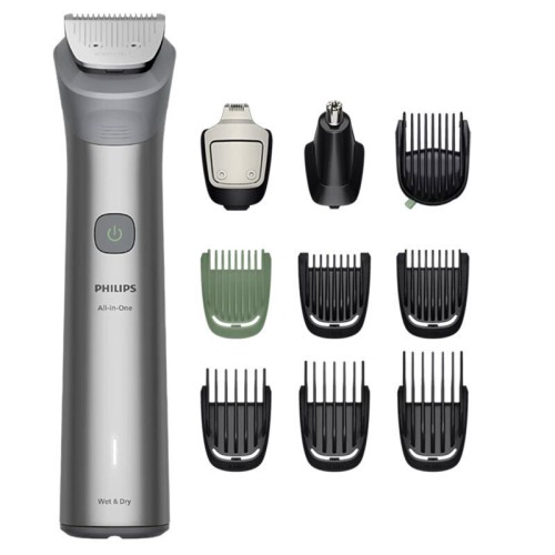 Philips Multigroom Σετ Επαναφορτιζόμενης Κουρευτικής Μηχανής Γκρι MG5921/15