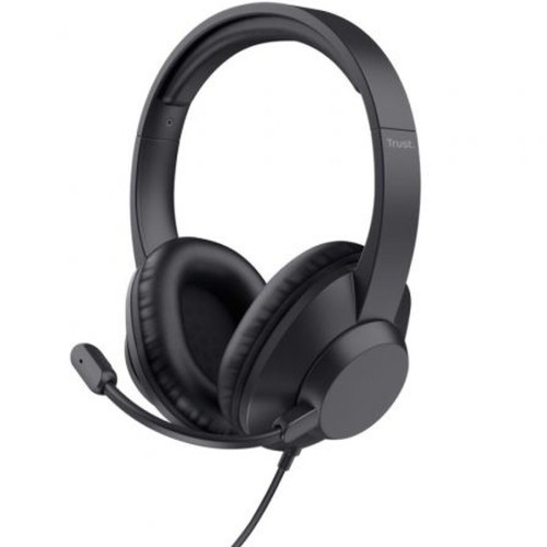 Trust Ayda Max On Ear Multimedia Ακουστικά με μικρόφωνο και σύνδεση USB-A / USB-C