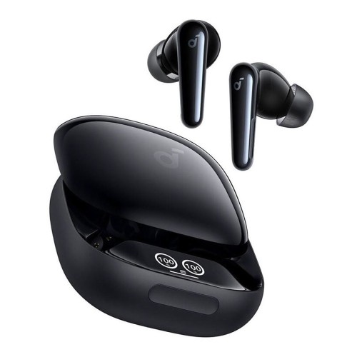 Soundcore by Anker Liberty 4 Pro In-ear Bluetooth Handsfree Ακουστικά με Αντοχή στον Ιδρώτα και Θήκη Φόρτισης Glossy Black