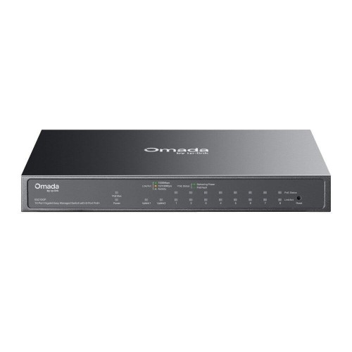 TP-LINK Omada ES210GP Combo v1 Managed L2 PoE+ Switch με 9 Θύρες Gigabit (1Gbps) Ethernet και 1 SFP Θύρα