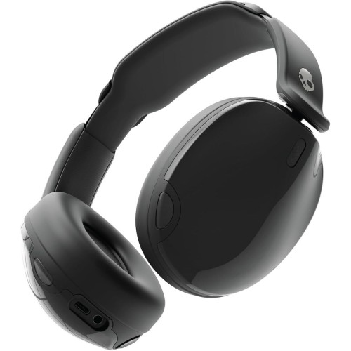 Skullcandy HESH 540 ANC Ασύρματα / Ενσύρματα Over Ear Ακουστικά με 65 ώρες Λειτουργίας και Quick Charge Μαύρα