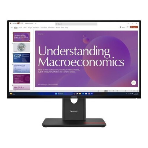Lenovo ThinkVision T24D-40 IPS Monitor 23.8" FHD 1920x1080 με Χρόνο Απόκρισης 4ms GTG