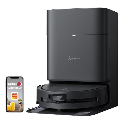 Ecovacs Deebot T80 Omini Σκούπα Ρομπότ με Διάρκεια Μπαταρίας έως 195min Μαύρη