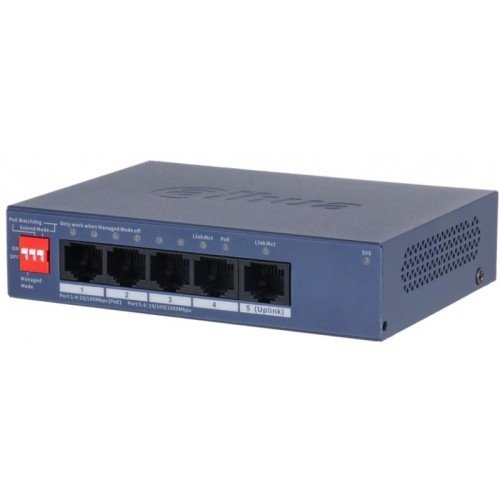 Dahua CS4005-4ET1GT-36 L2 PoE Switch