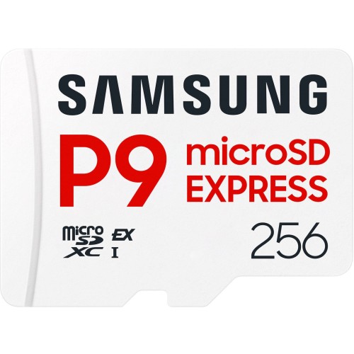 Samsung P9 Express microSDXC 256GB U3 V30 A1 UHS-I 800MB/s με αντάπτορα