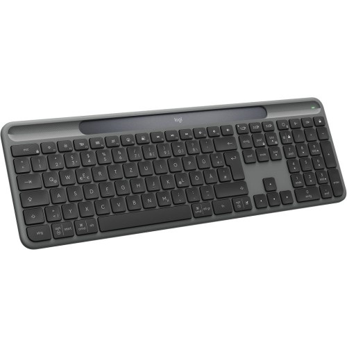 Logitech Signature Slim Solar Ασύρματο Bluetooth Πληκτρολόγιο Ελληνικό