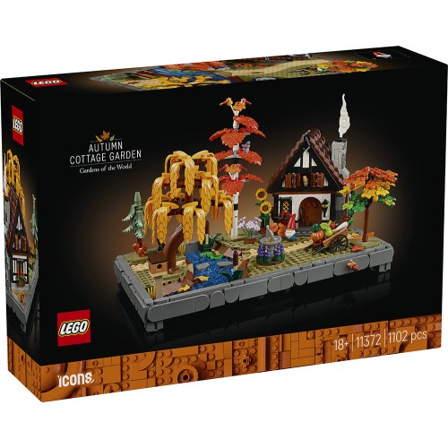 LEGO Icons Autumn Cottage Garden για 18+ Ετών 1102τμχ 11372