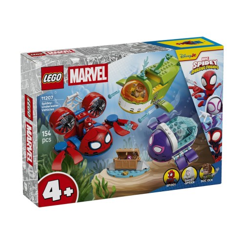 LEGO Marvel Spidey: Underwater Vehicles για 4+ Ετών 154τμχ 11207
