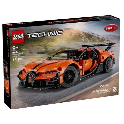 LEGO Technic Bugatti Chiron Pur Sport Hypercar για 9+ Ετών 771τμχ 42222