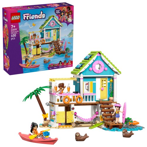 LEGO Friends Beach House with Seals για 7+ Ετών 400τμχ 42699
