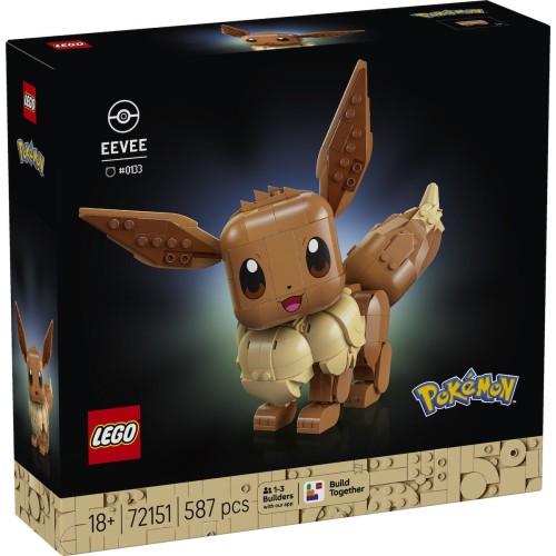 LEGO Pokemon Eevee για 18+ Ετών 587τμχ 72151