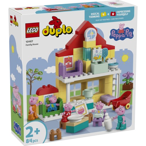 LEGO Duplo Peppa Pig - Family House για 2+ Ετών 84τμχ 10467