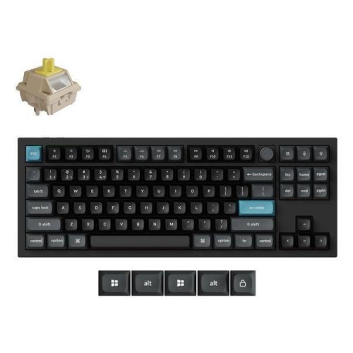 Keychron Q3 Ultra Q3U-M4 Ασύρματο Gaming Πληκτρολόγιο Tenkeyless με RGB φωτισμό (Αγγλικό US)
