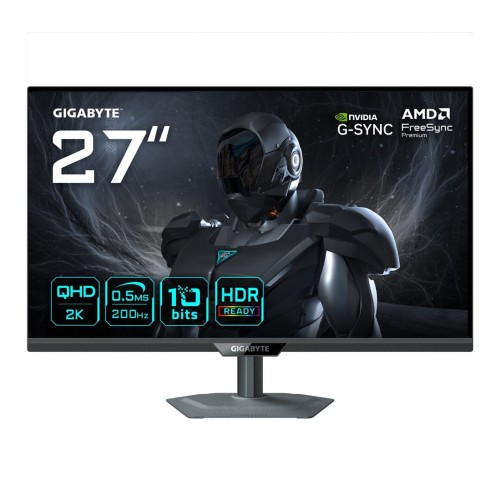 Gigabyte G27Q20 EK IPS HDR Gaming Monitor 27" QHD 2560x1440 200Hz με Χρόνο Απόκρισης 0.5ms GTG