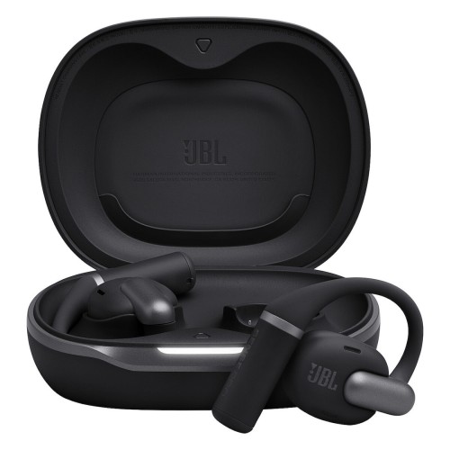 JBL Sense Pro Open Ear Bluetooth Handsfree Ακουστικά με Αντοχή στον Ιδρώτα και Θήκη Φόρτισης Μαύρα