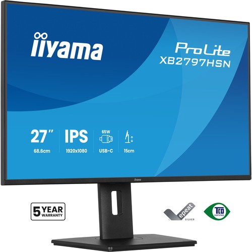 Iiyama XB2797HSN-B1 Monitor 27" FHD 1920x1080 με Χρόνο Απόκρισης 4ms GTG