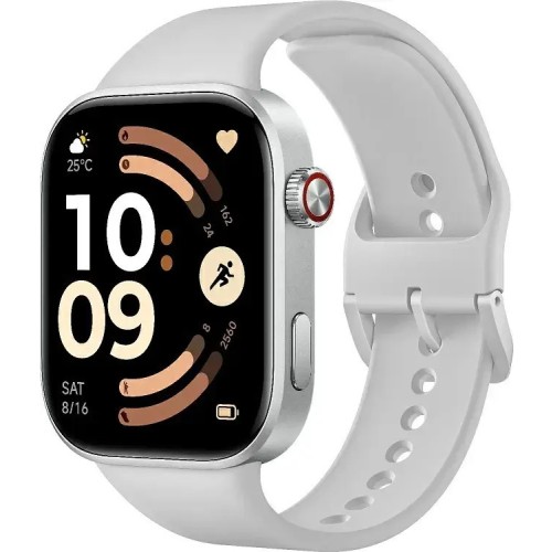 Xiaomi Redmi Watch 6 Aluminium 46mm με Παλμογράφο (Silver Gray)