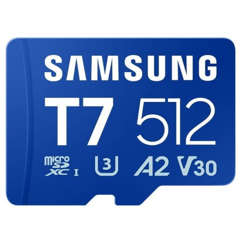 Samsung T7 512GB U3 V30 A2 UHS-I 170MB/s με αντάπτορα