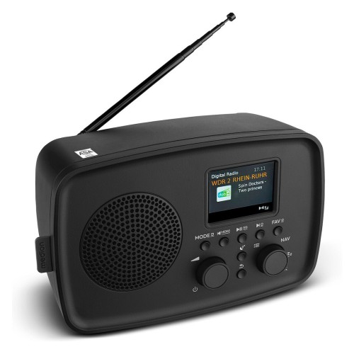 Medion DRE-1 Επιτραπέζιο Ραδιόφωνο DAB+ με Bluetooth Μαύρο